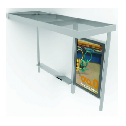 Bus Stop Waiting Stand Billboard, PDA02